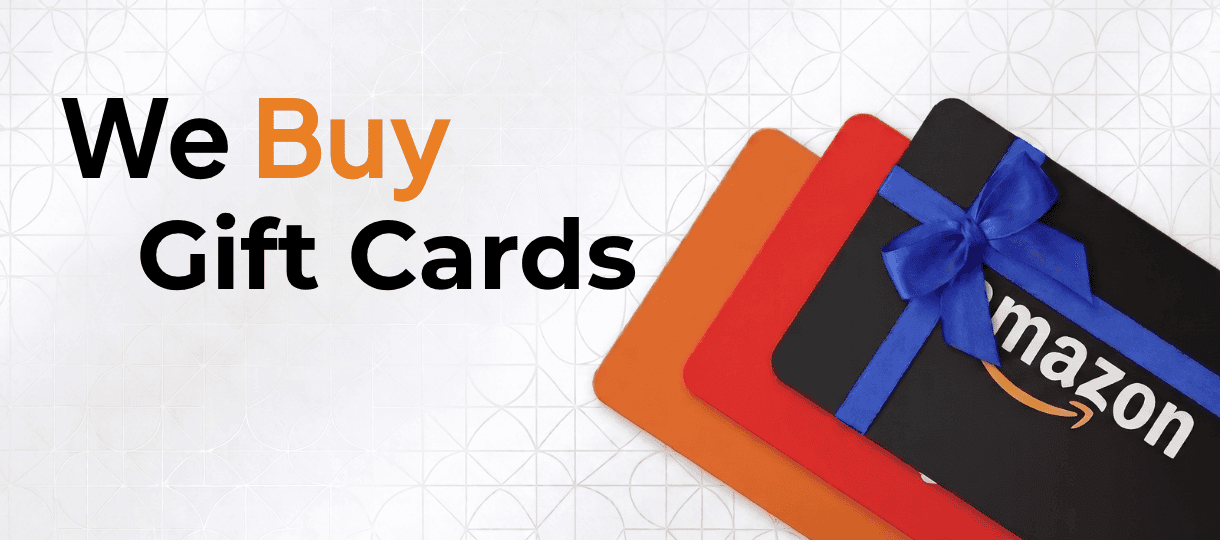 We buy gift cards at Quick Cell Repairs