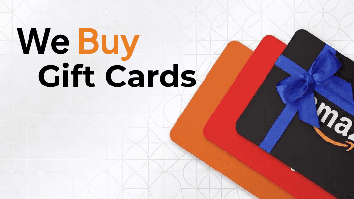 We buy gift cards at Quick Cell Repairs