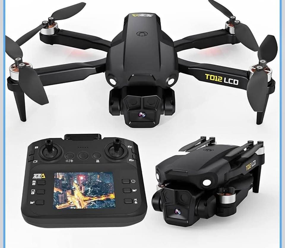 Brushless Motor Drone with LCD Screen Remote Control Drone for Beginners Drones with Camera Foldable
